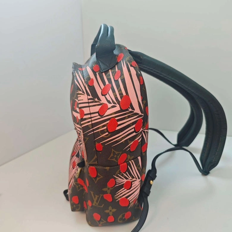 LOUIS VUITTON Spring Backpack - Palm Print Monogram, Multicolor Canvas