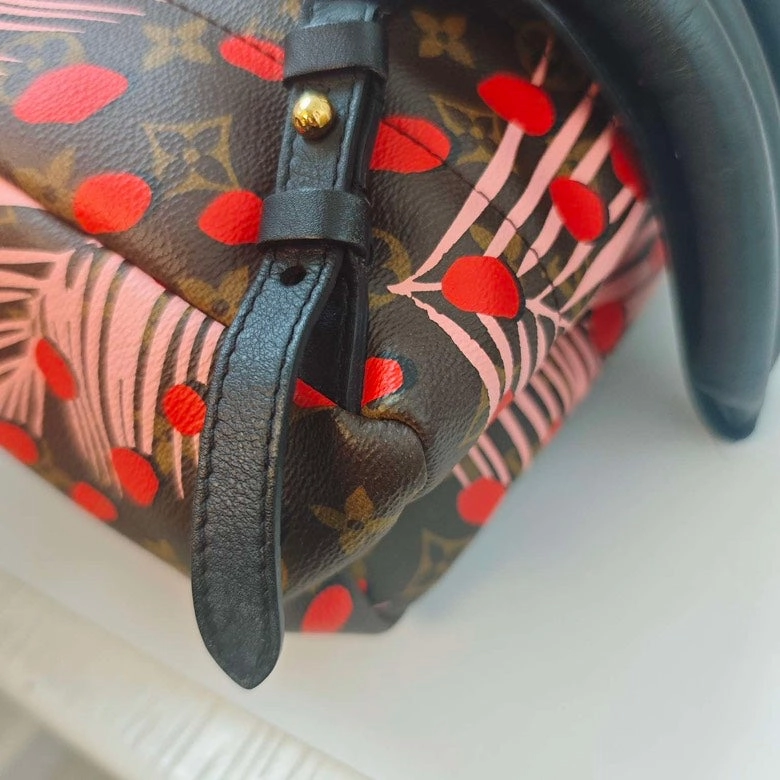 LOUIS VUITTON Spring Backpack - Palm Print Monogram, Multicolor Canvas