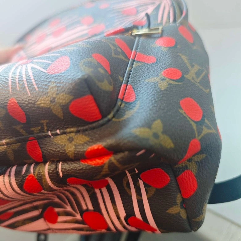 LOUIS VUITTON Spring Backpack - Palm Print Monogram, Multicolor Canvas