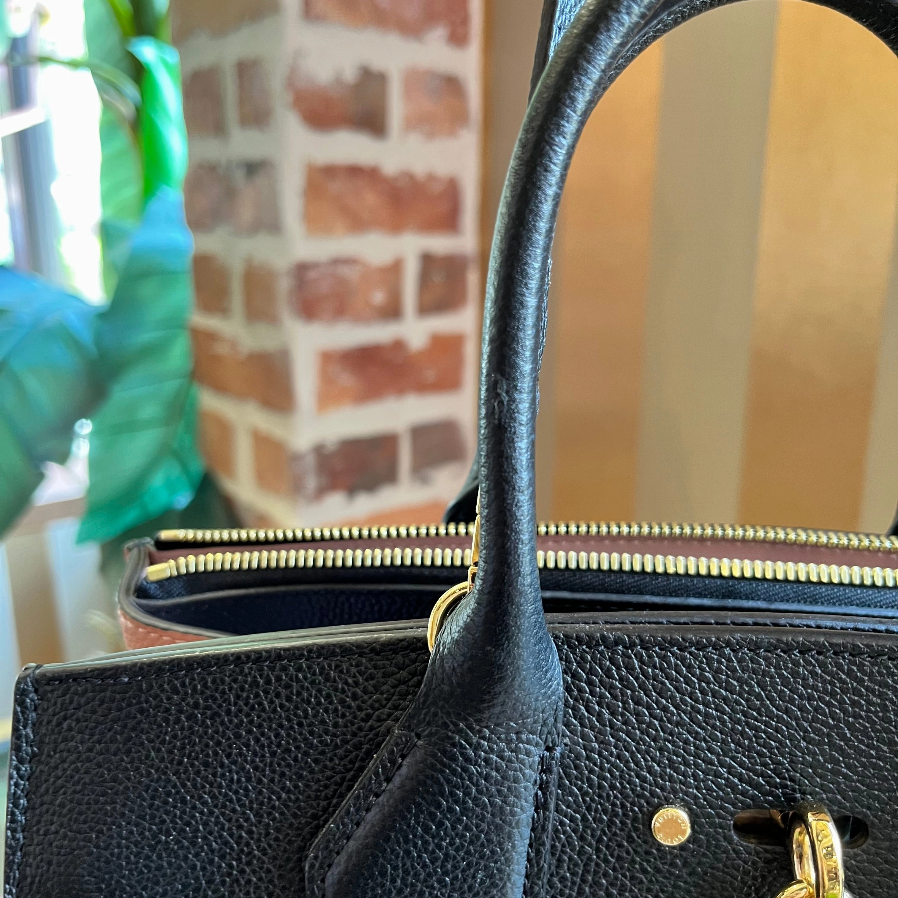 LOUIS VUITTON Steamer City MM Taurillon Leather Tote Bag