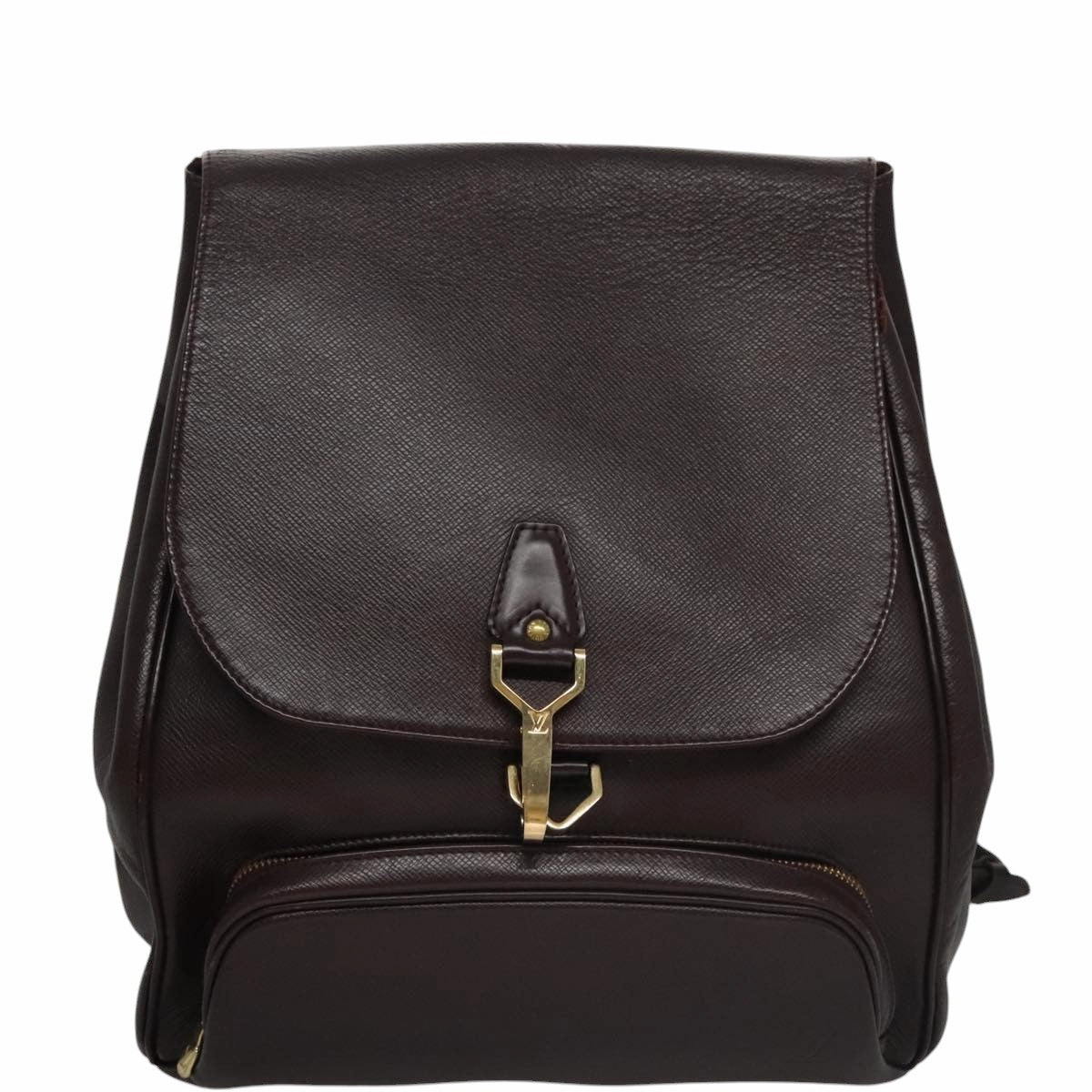 LOUIS VUITTON Taiga Cashier Backpack Acajou M30176 LV 107486