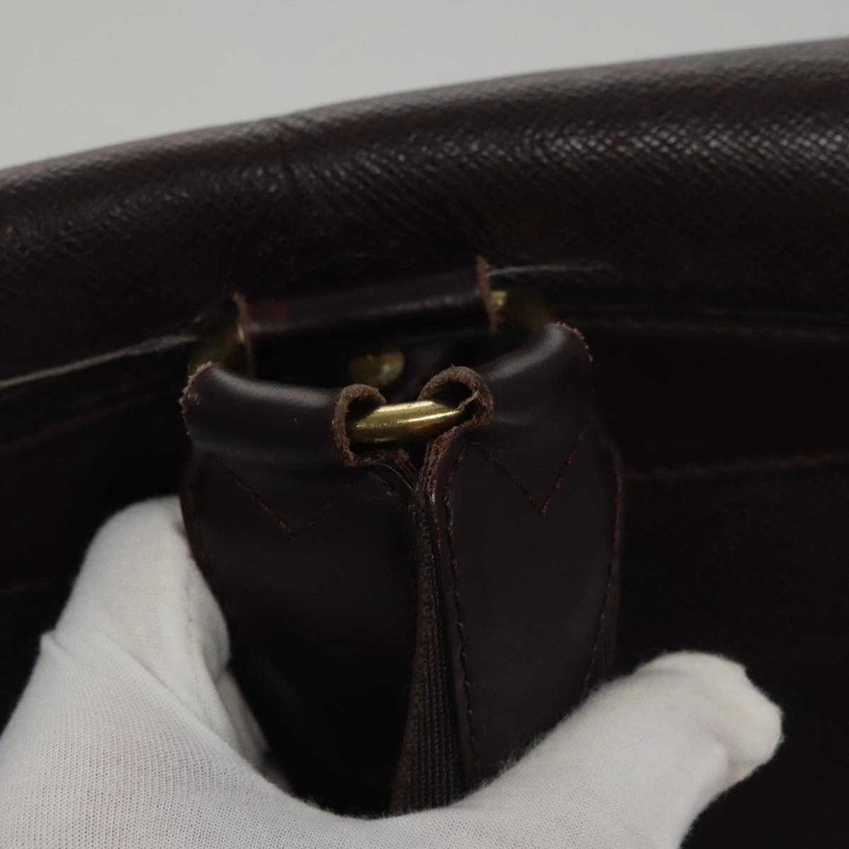 LOUIS VUITTON Taiga Cashier Backpack Acajou M30176 LV 107486