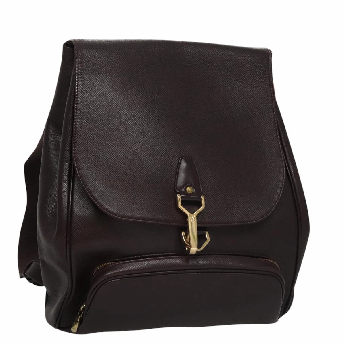 LOUIS VUITTON Taiga Cashier Backpack Acajou M30176 LV 107486