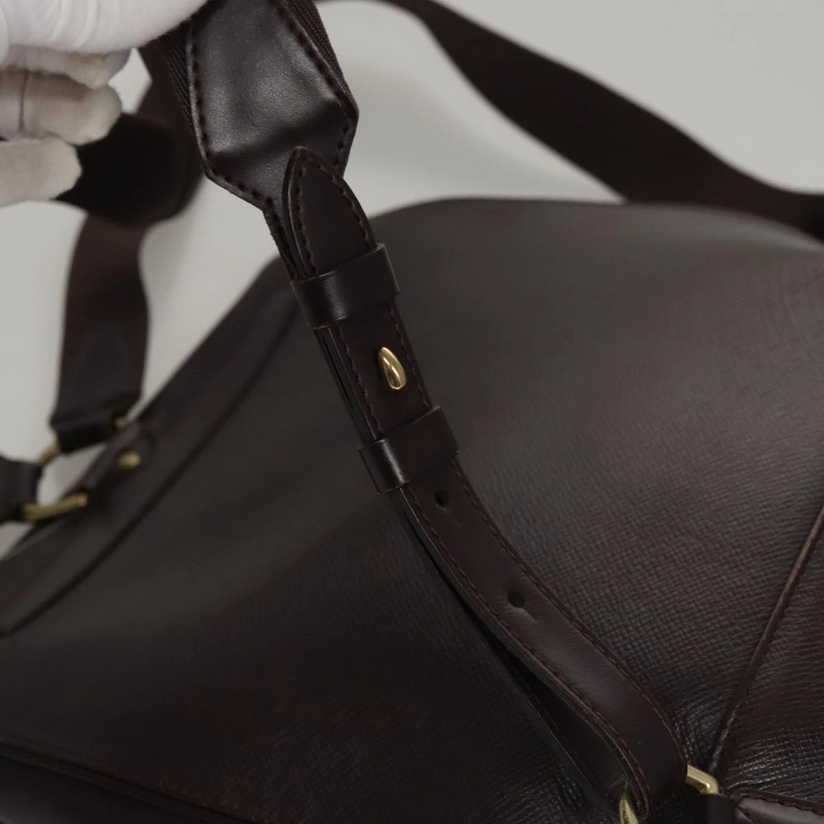 LOUIS VUITTON Taiga Cashier Backpack Acajou M30176 LV 107486