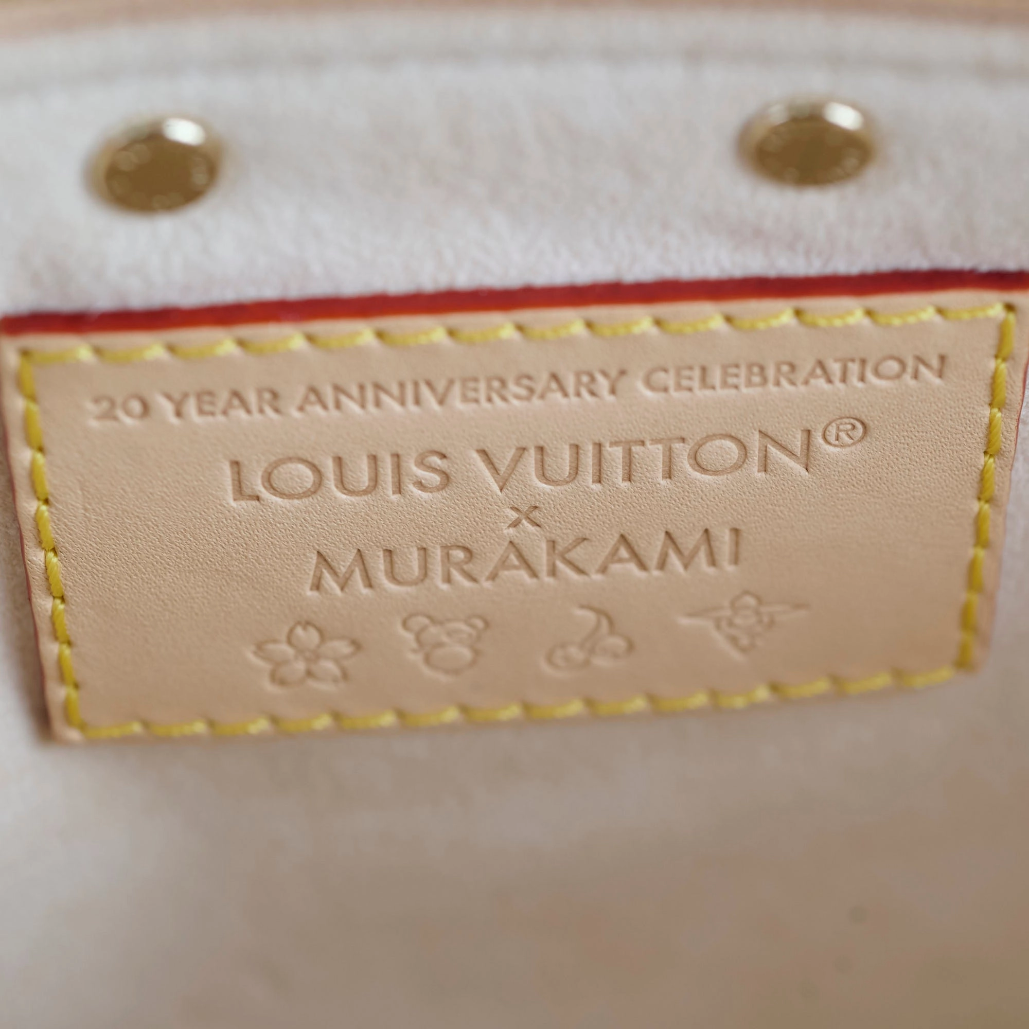 Louis Vuitton Takashi Murakami Pochette Accessories Multicolor white 2025 Apr