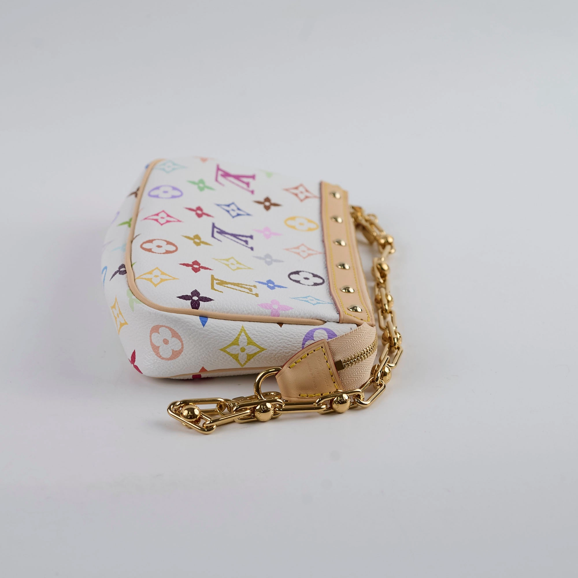 Louis Vuitton Takashi Murakami Pochette Accessories Multicolor white 2025 Apr