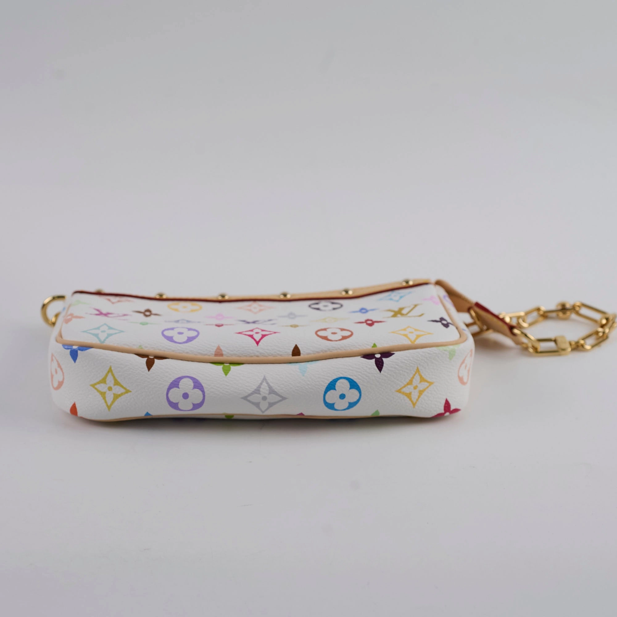 Louis Vuitton Takashi Murakami Pochette Accessories Multicolor white 2025 Apr