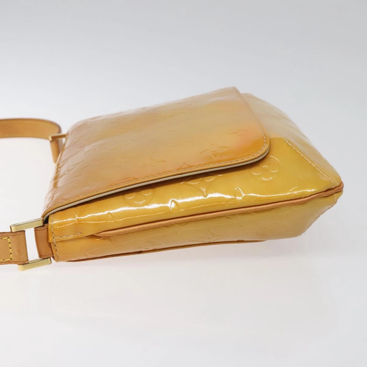 Louis Vuitton Thompson Street Beige Patent Leather Shoulder Bag