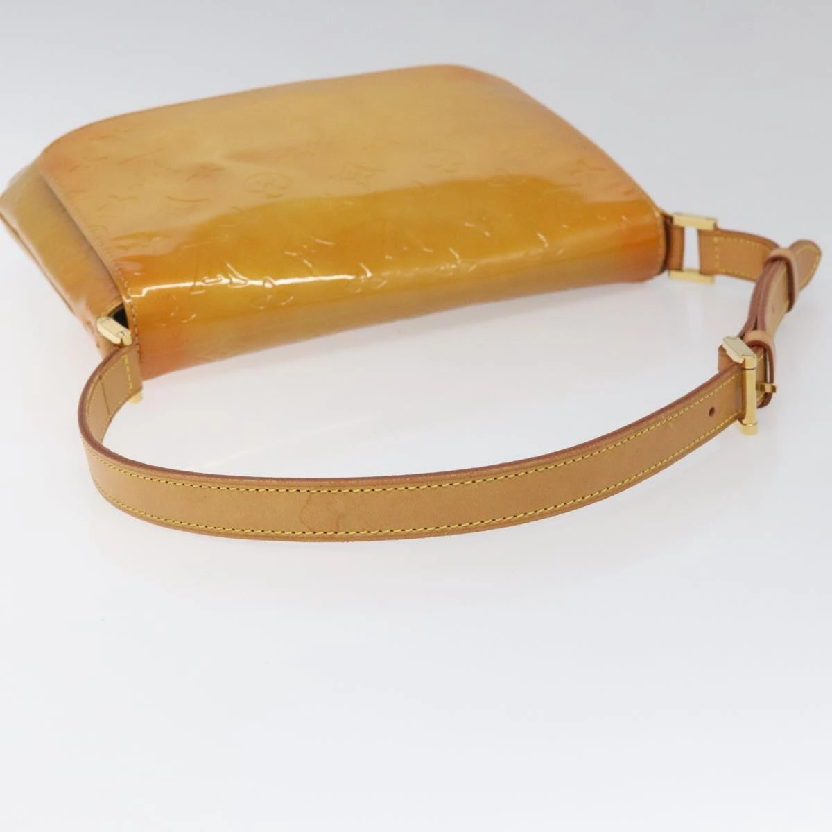 Louis Vuitton Thompson Street Beige Patent Leather Shoulder Bag
