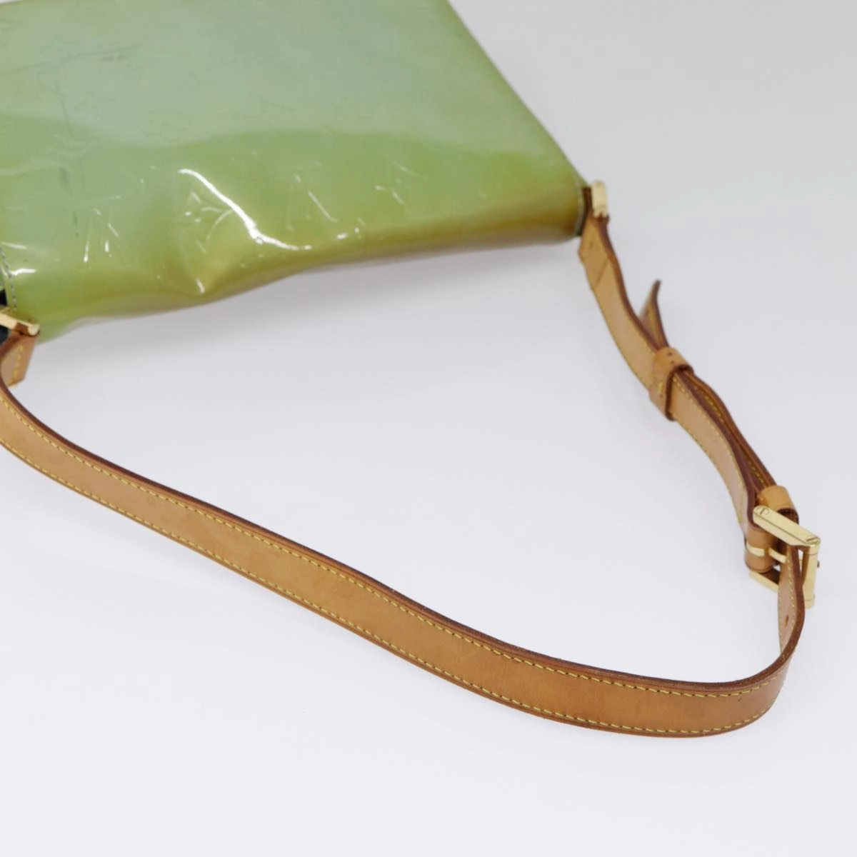 Louis Vuitton Thompson Street Green Patent Leather Shoulder Bag
