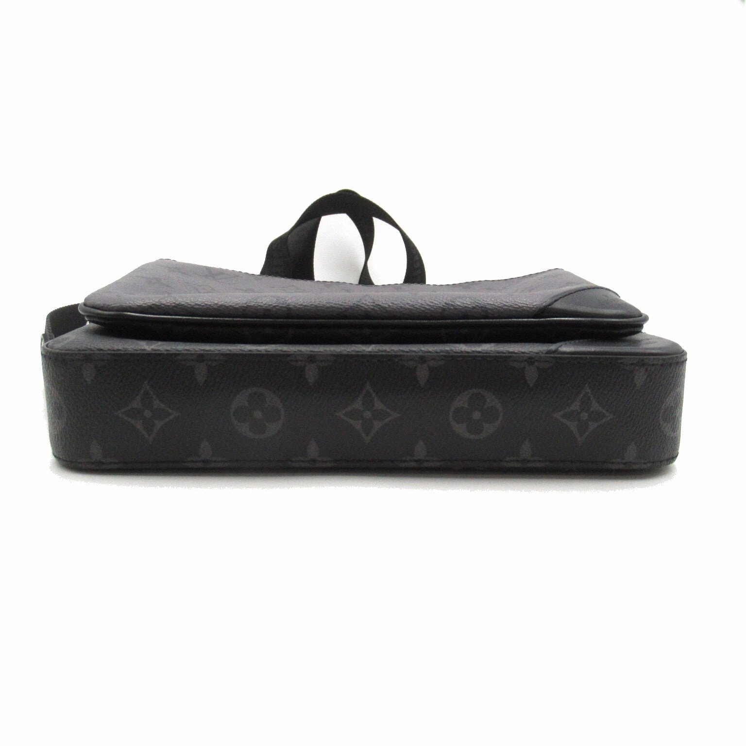 Louis Vuitton Trio Messengers Shoulder Bag PVC ted Canvas Monogram Exclusively   Black M69443