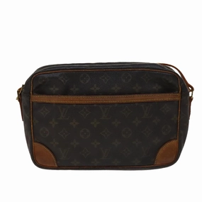 Louis Vuitton Trocadro Brown Canvas Shoulder Bag