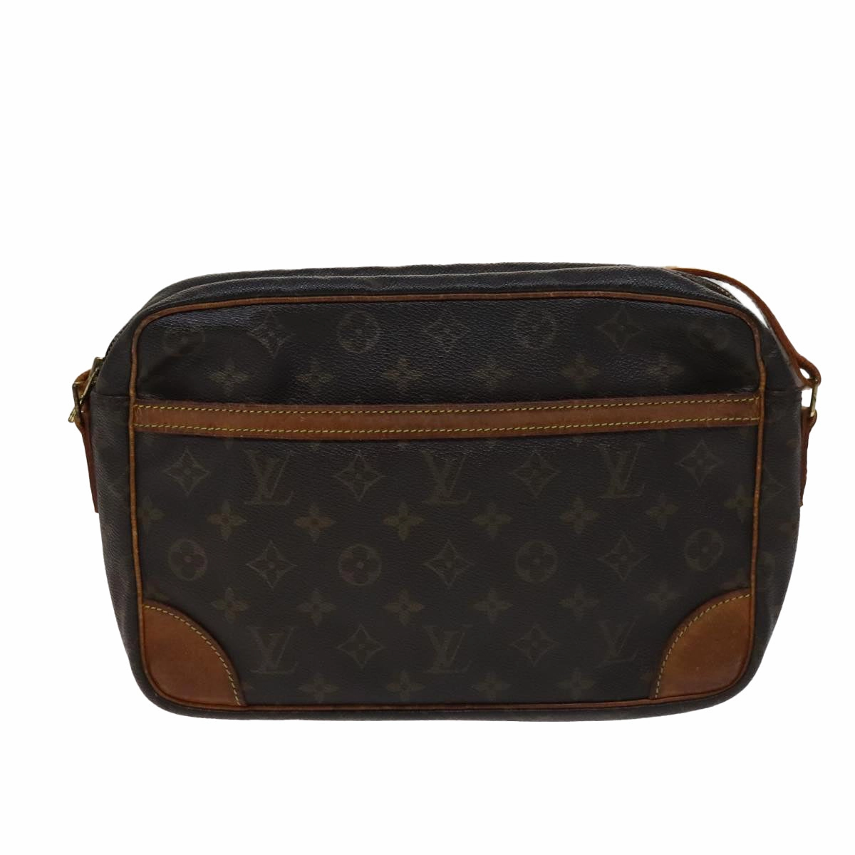 Louis Vuitton Trocadro Brown Canvas Shoulder Bag