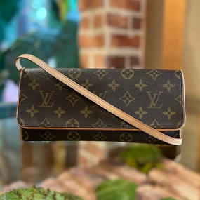 LOUIS VUITTON Twin Pochette GM Monogram Canvas Crossbody Bag