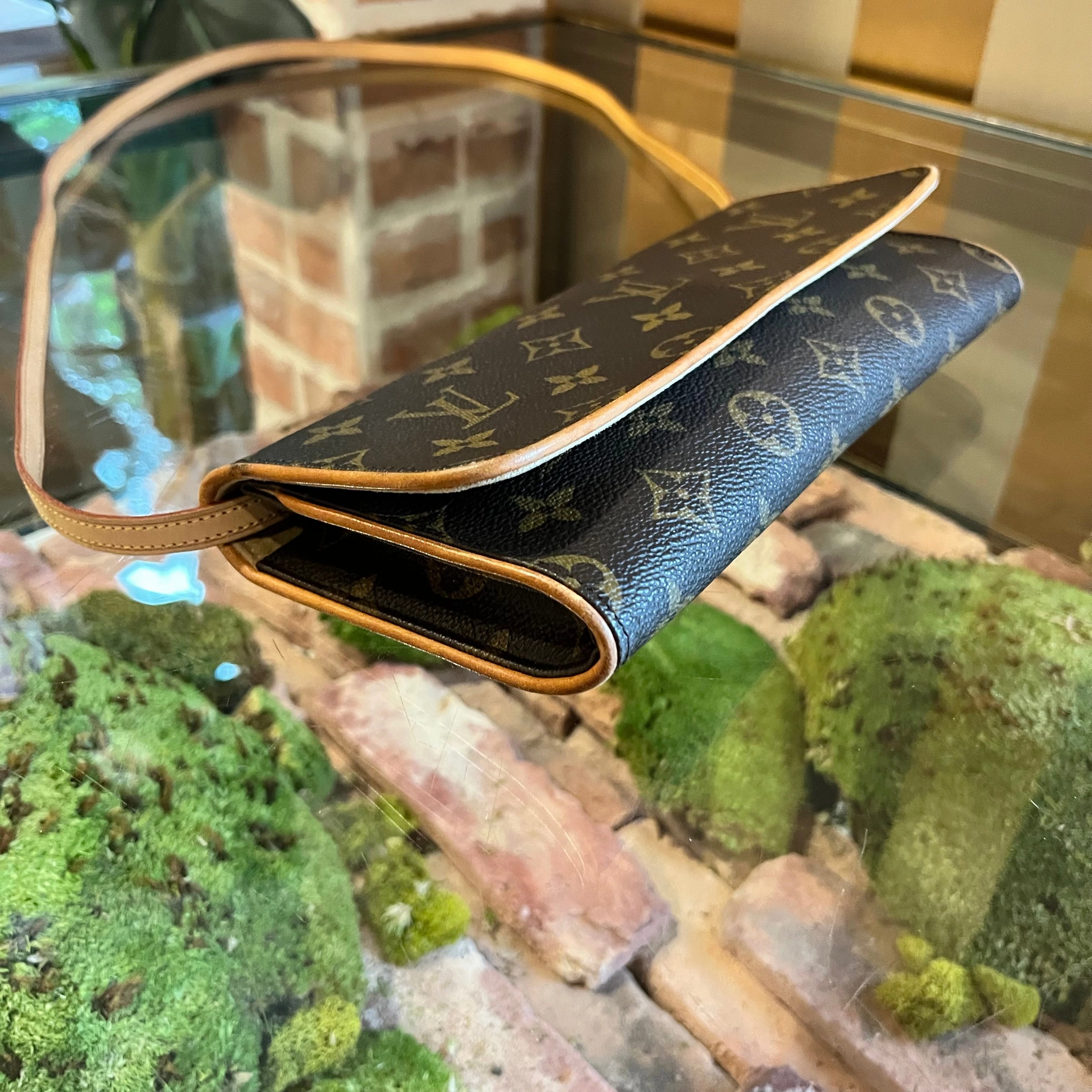 LOUIS VUITTON Twin Pochette GM Monogram Canvas Crossbody Bag