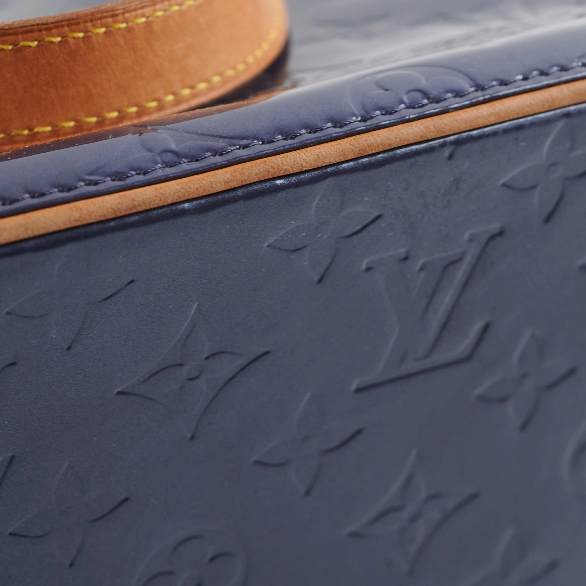 Louis Vuitton Vernis Houston Shoulder Bag Indigo