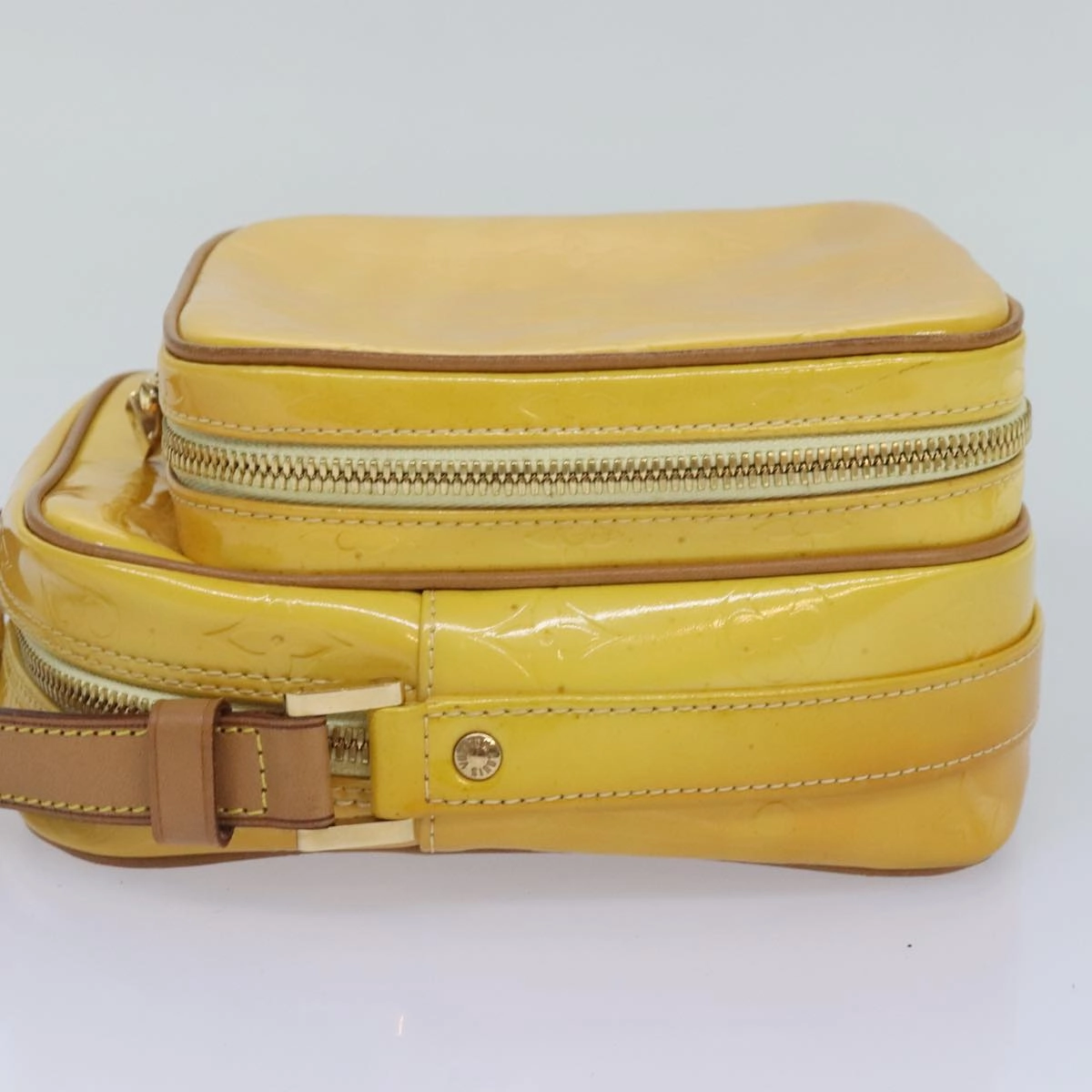 Louis Vuitton Wooster Yellow Patent Leather Shoulder Bag