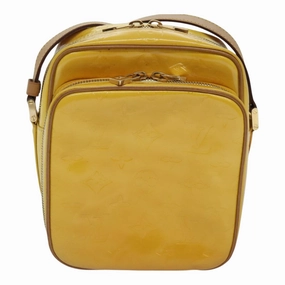 Louis Vuitton Wooster Yellow Patent Leather Shoulder Bag