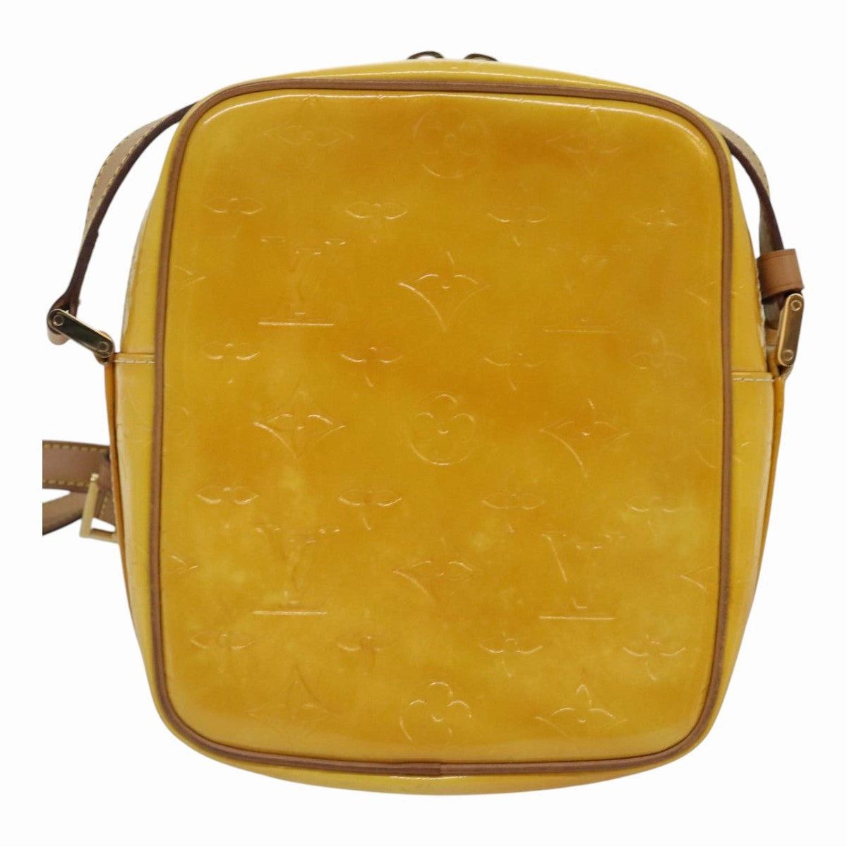 Louis Vuitton Wooster Yellow Patent Leather Shoulder Bag