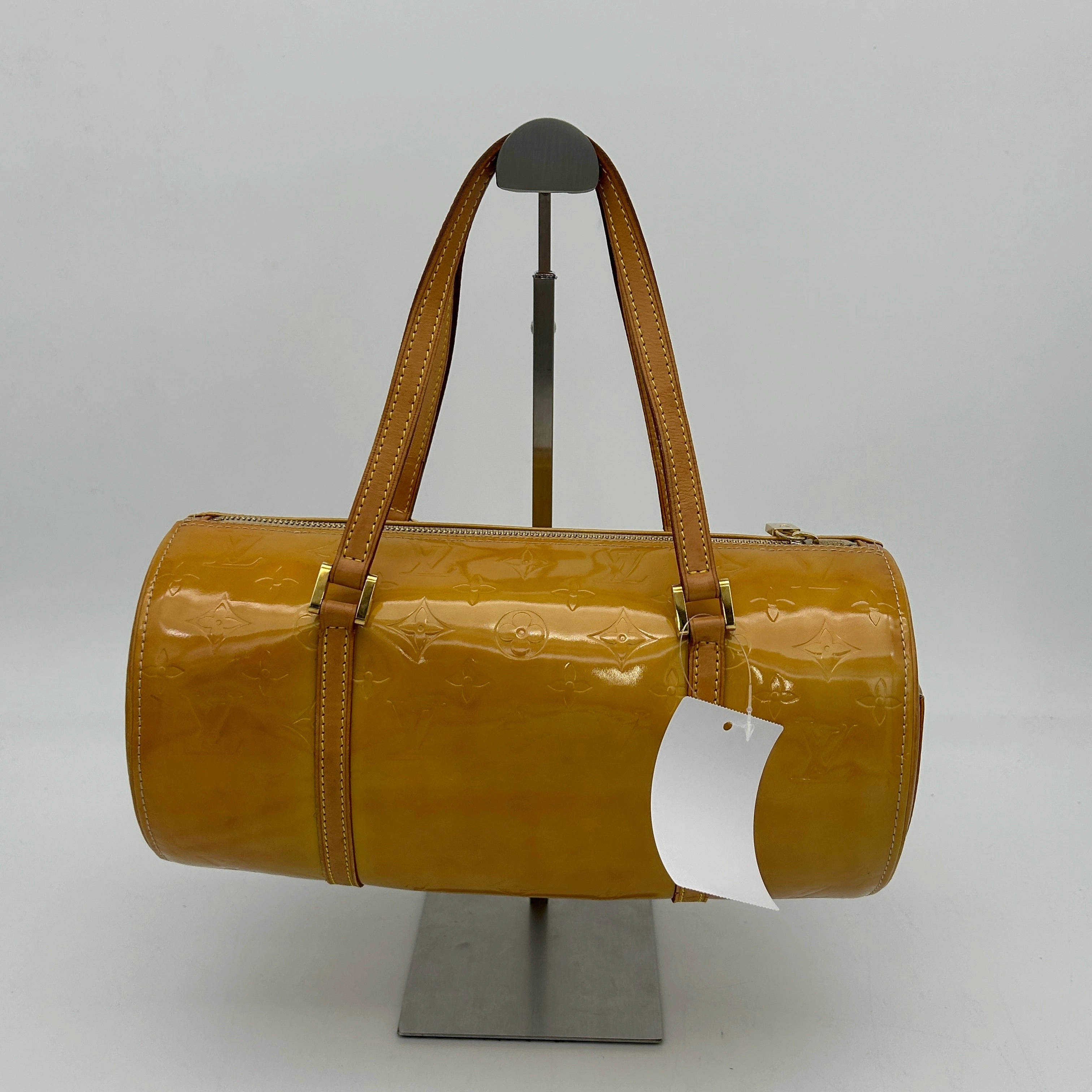 Louis Vuitton Yellow Patent Leather Shoulder Bag Medium
