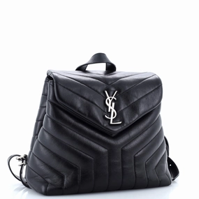 LouLou Backpack Matelasse Chevron Leather Small