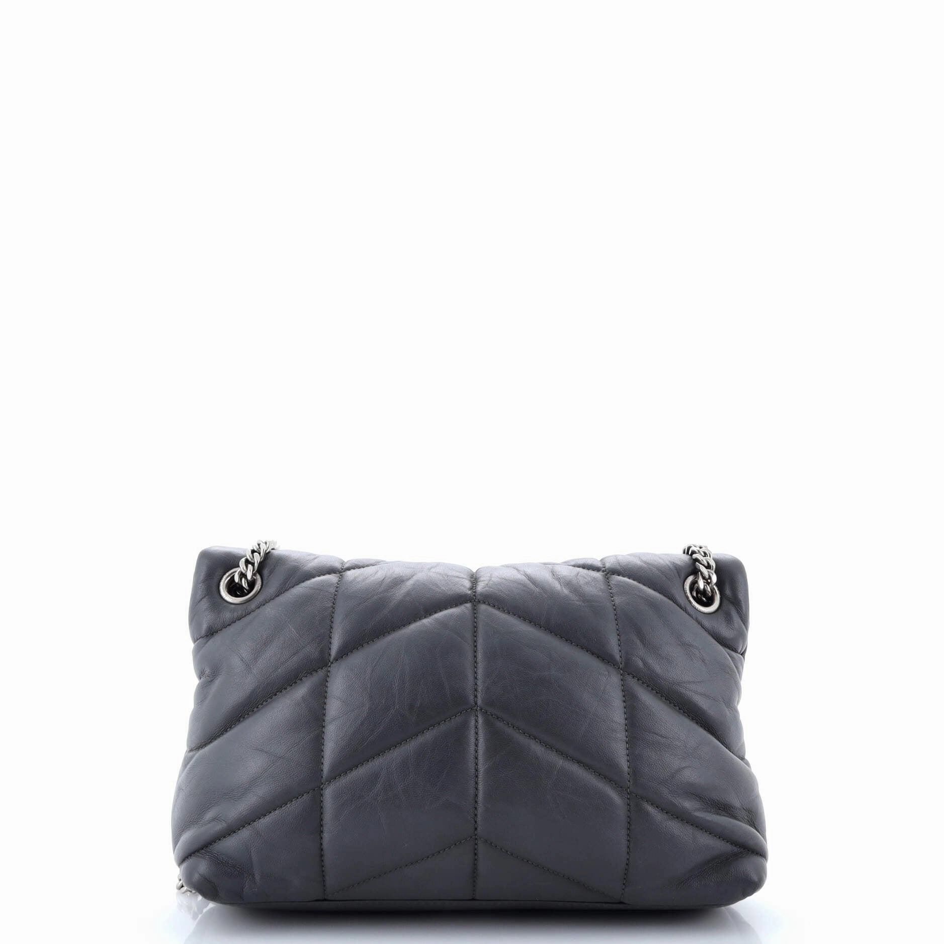 Loulou Puffer Shoulder Bag Quilted Leather Small