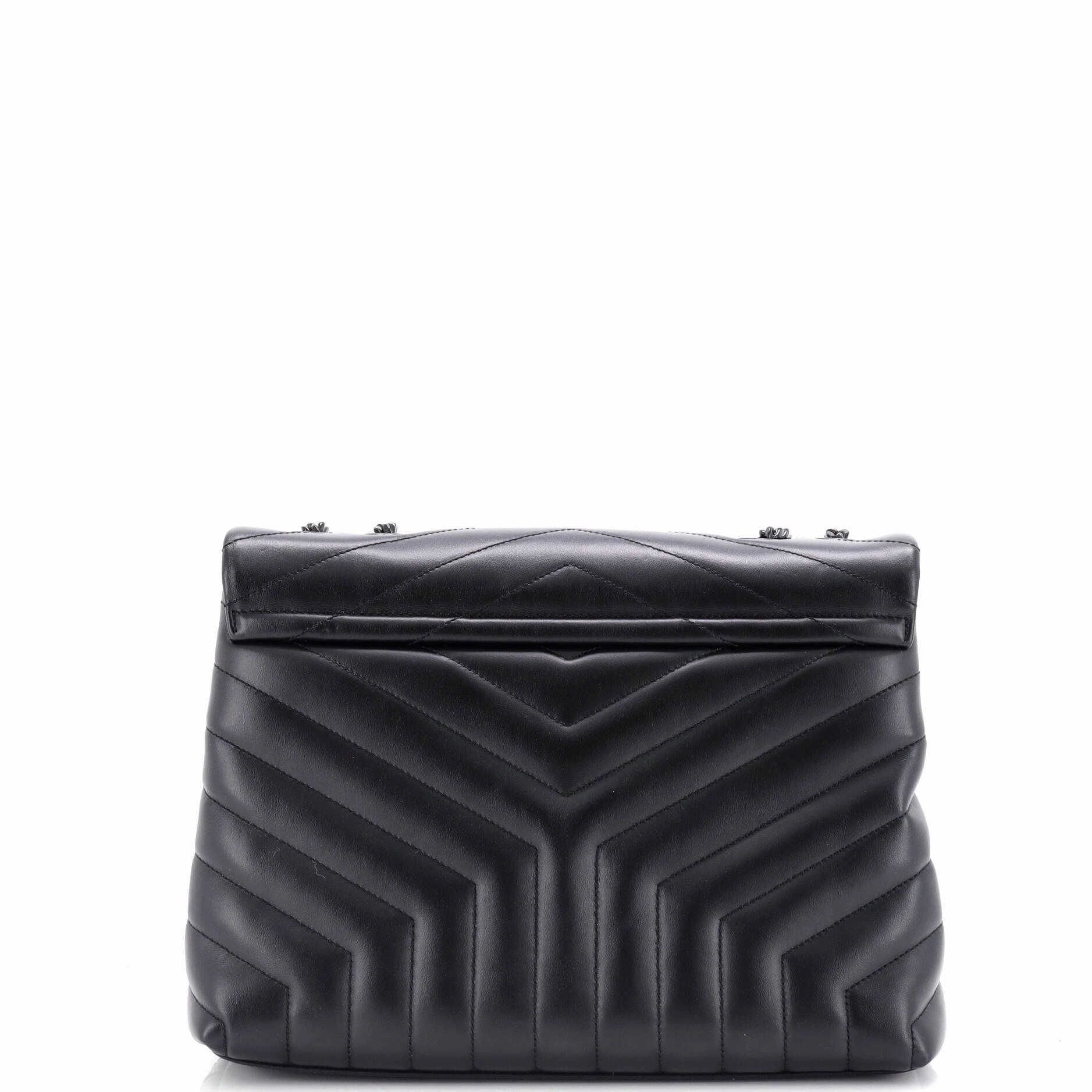 Loulou Shoulder Bag Matelasse Chevron Leather Medium