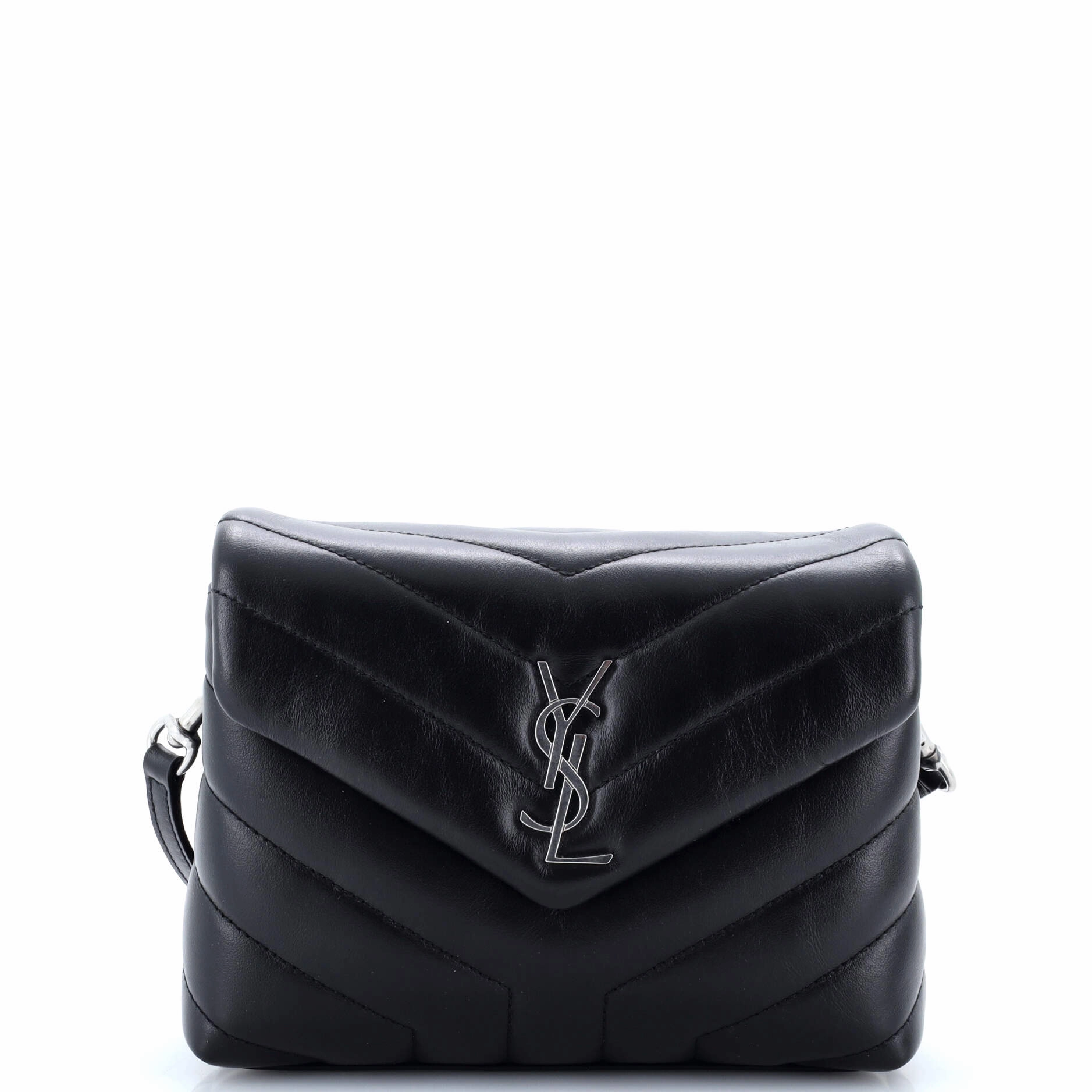 Loulou Shoulder Bag Matelasse Chevron Leather Toy