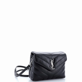 Loulou Shoulder Bag Matelasse Chevron Leather Toy