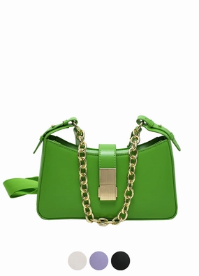 Lucho Women's Leather Handbag With Chain
