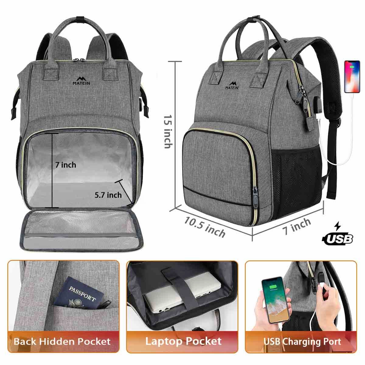 Lunch Box Laptop Backpack