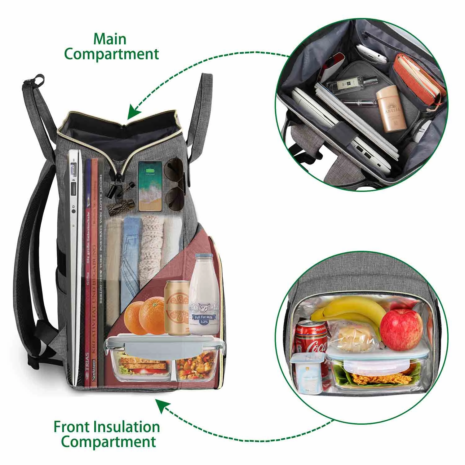 Lunch Box Laptop Backpack