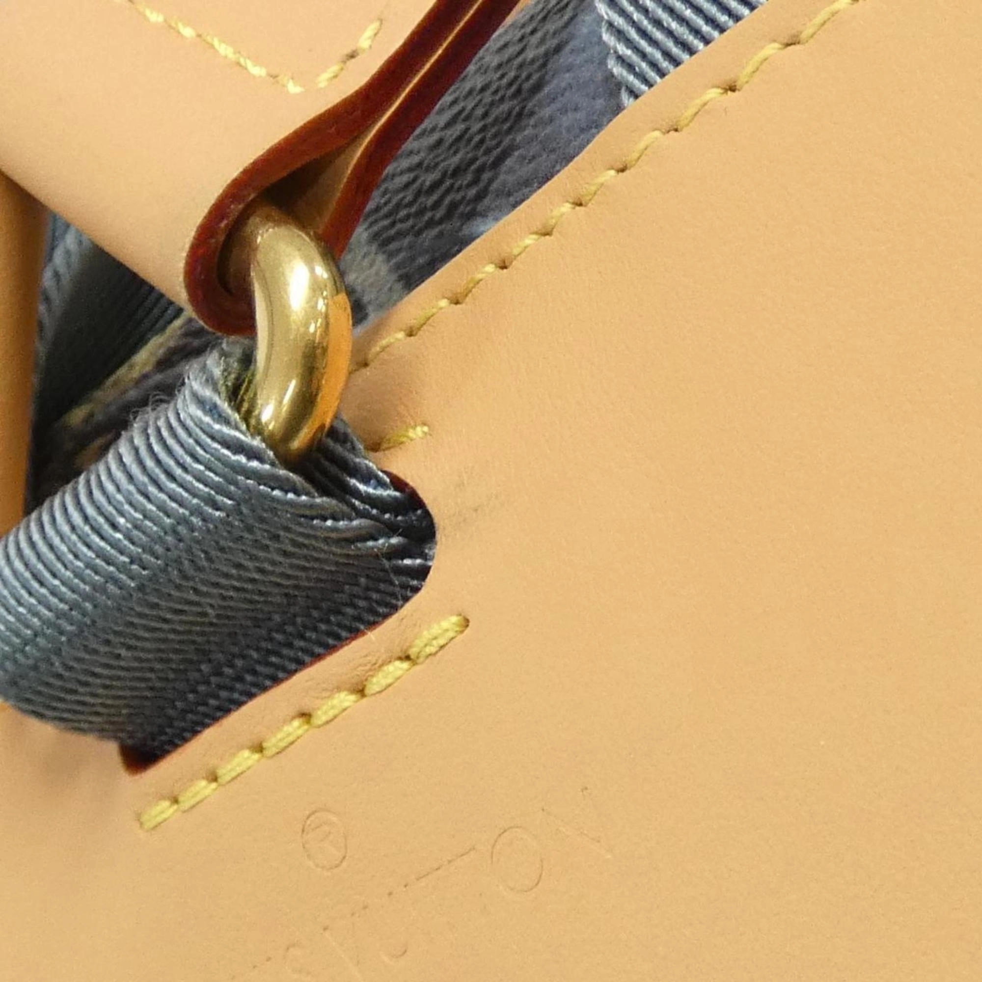 Luxurious Multicolour Canvas Backpack with Dust Bag