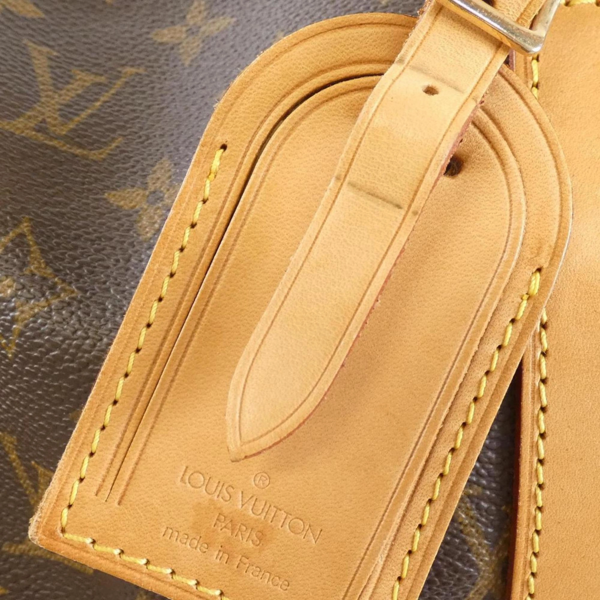 Luxury Canvas Travel Bag with Shoulder Strap and Name Tag