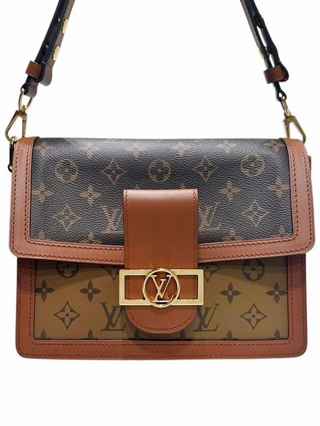 M45958 Monogram Reverse Dauphine MM Shoulder Bag
