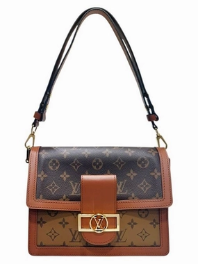M45958 Monogram Reverse Dauphine MM Shoulder Bag