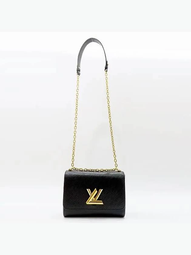 M54804 Black Epi Twist MM Turn Lock Chain Shoulder Bag