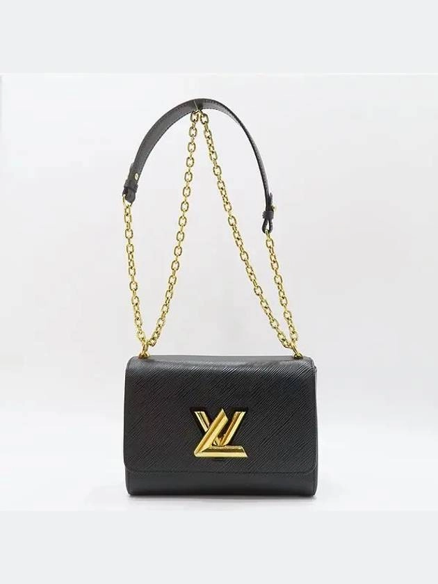 M54804 Black Epi Twist MM Turn Lock Chain Shoulder Bag