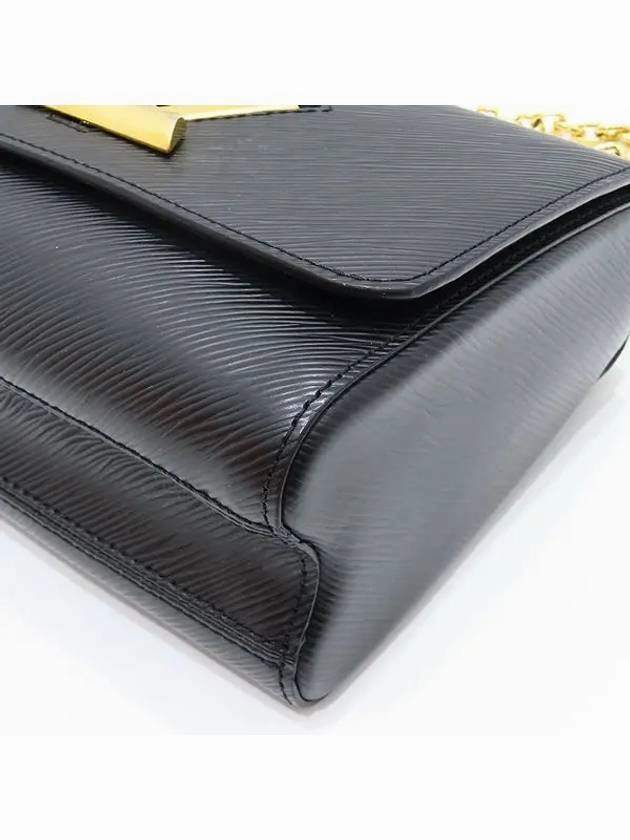 M54804 Black Epi Twist MM Turn Lock Chain Shoulder Bag