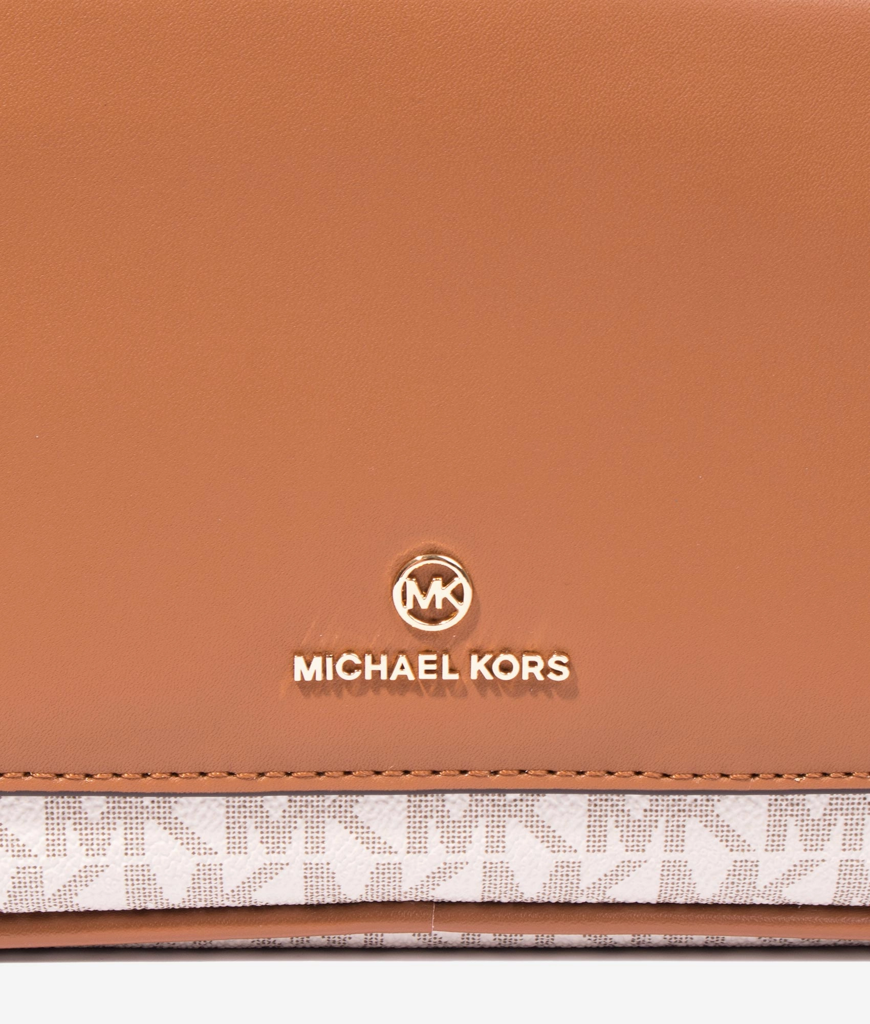 Maeve crossbody in vanilla & acorn