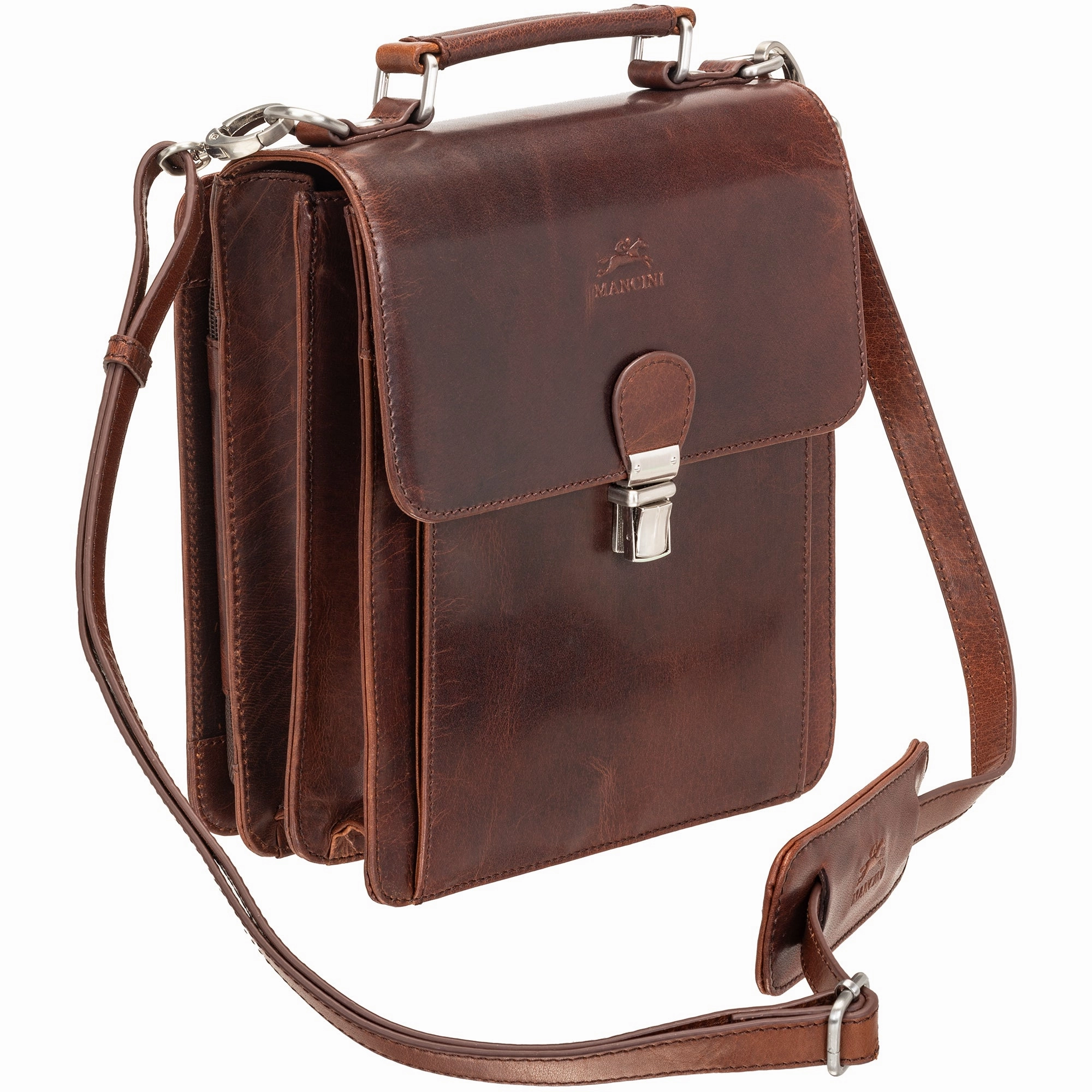 Mancini Buffalo Unisex Bag with Back Organizer