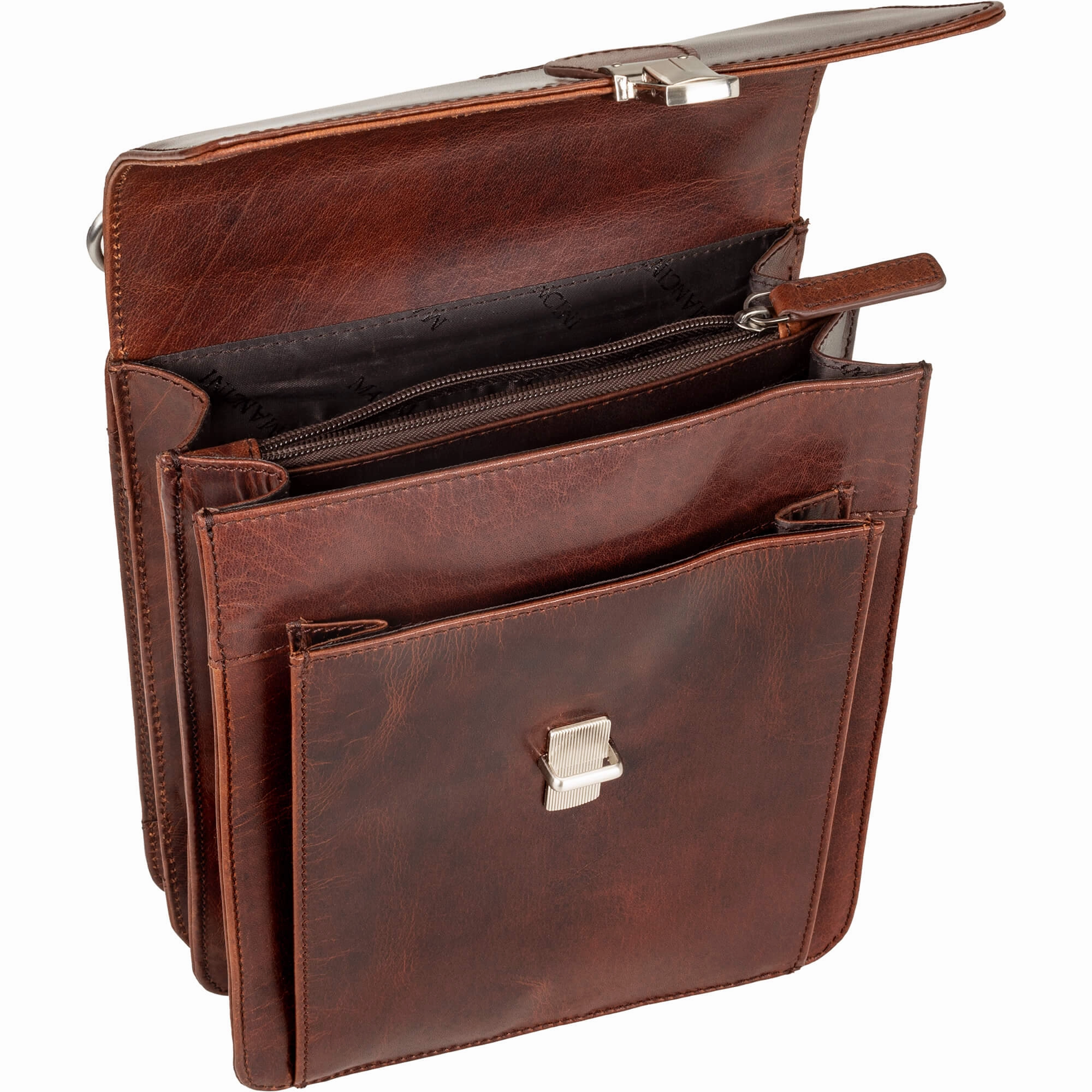 Mancini Buffalo Unisex Bag with Back Organizer