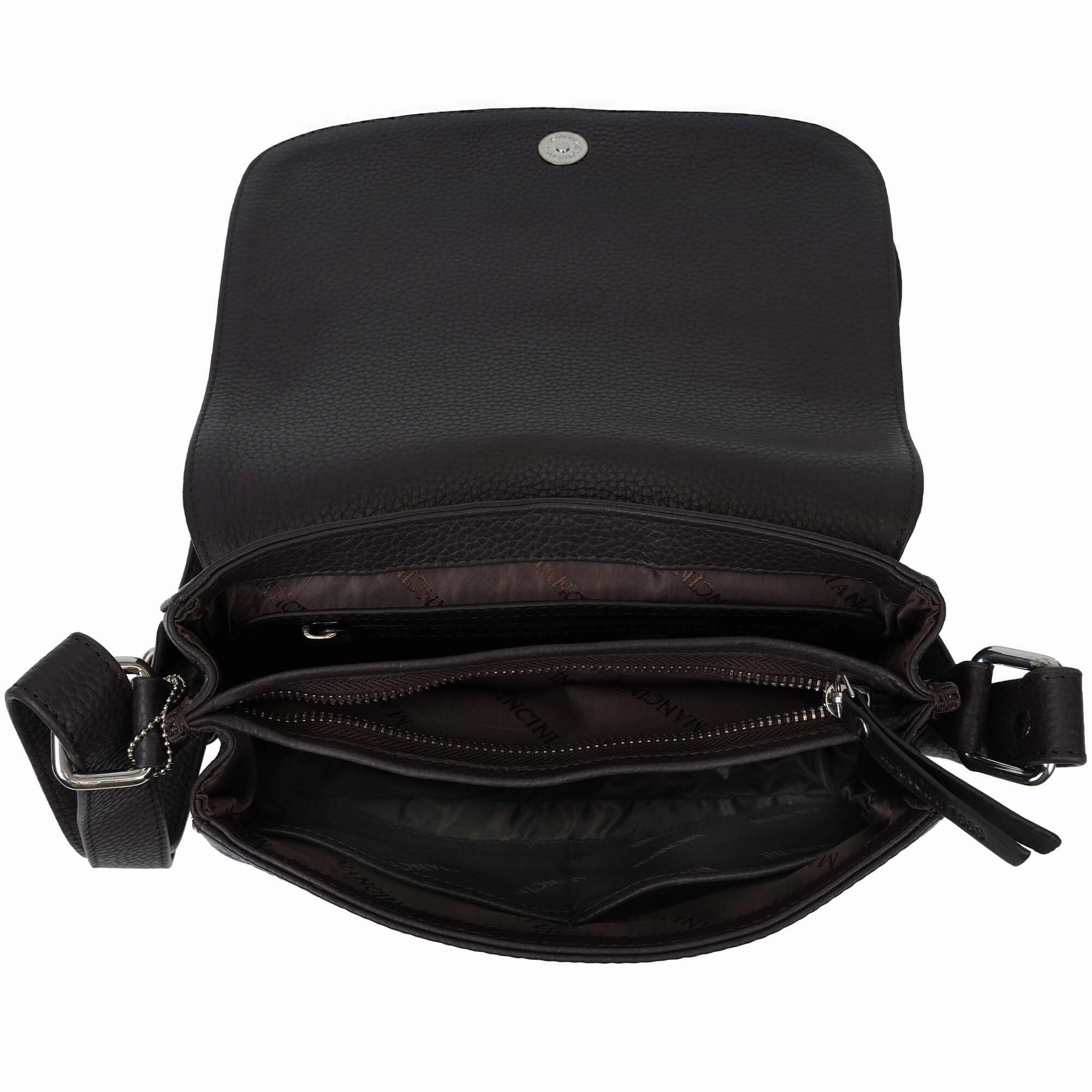 Mancini Pebbled Alison Crossbody Handbag