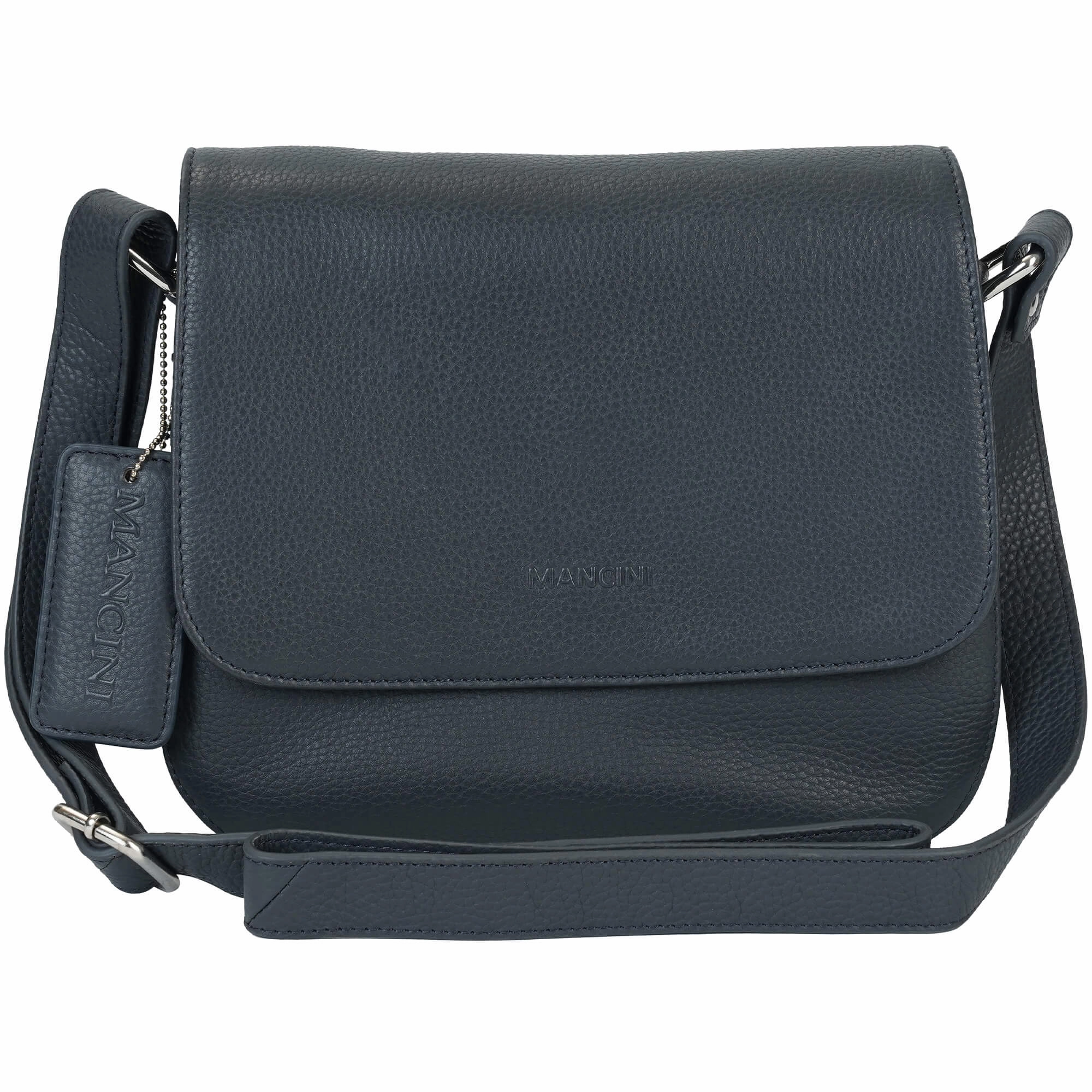 Mancini Pebbled Alison Crossbody Handbag