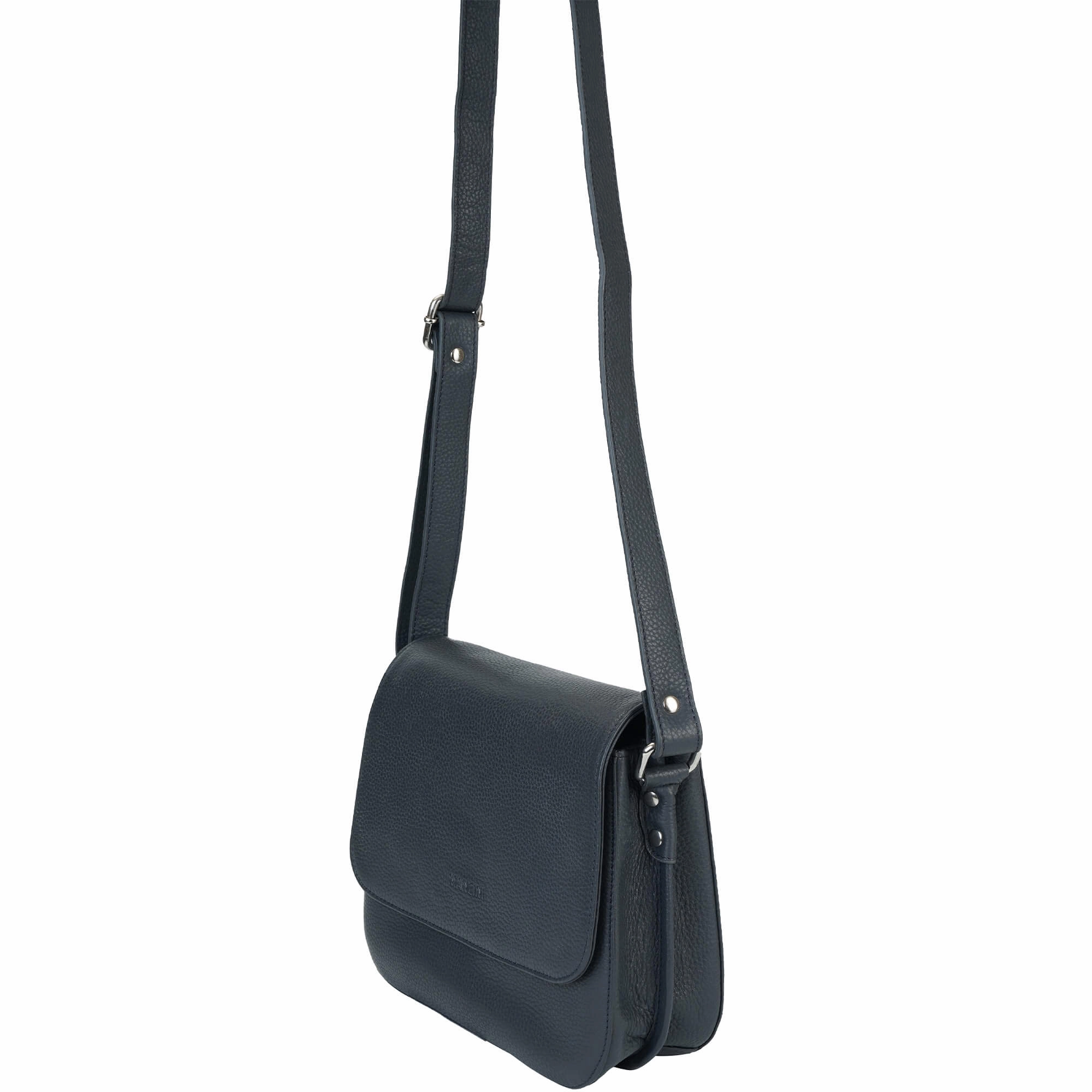 Mancini Pebbled Alison Crossbody Handbag