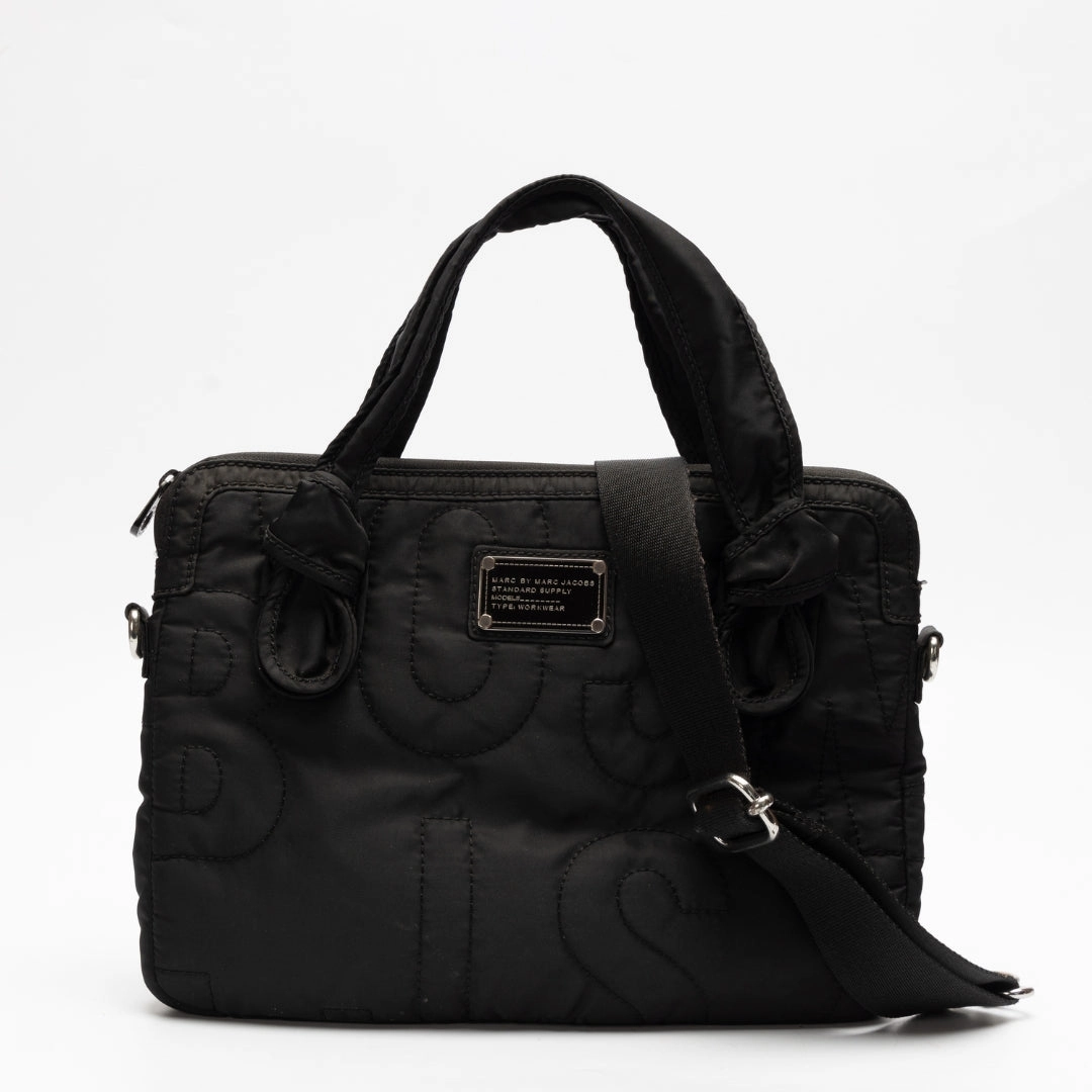 Marc By Marc Jacobs Black Nylon Laptop Bag