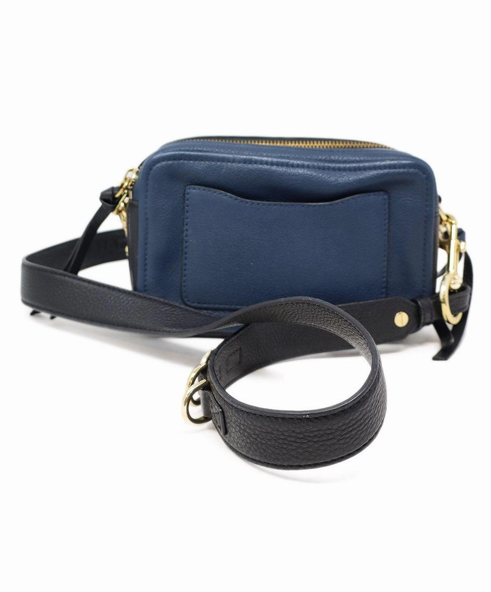 Marc Jacobs Navy Leather Crossbody Bag