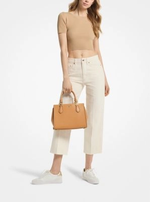 Marilyn Medium Saffiano Leather Satchel