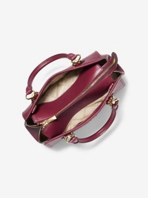 Marilyn Medium Saffiano Leather Satchel