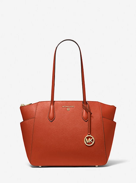 Marilyn Medium Saffiano Leather Tote Bag